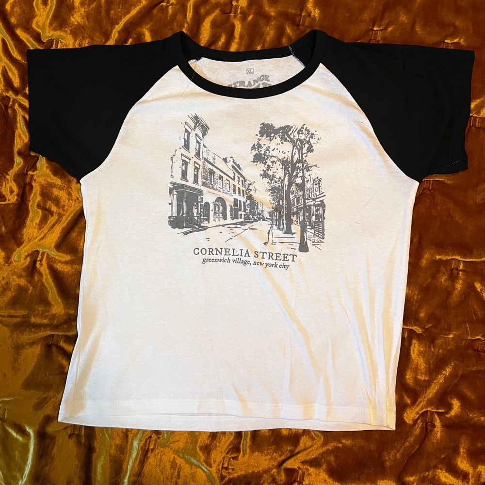 Taylor Swift Cornelia Street shirt, raglan sleeve, cropped graphic tee